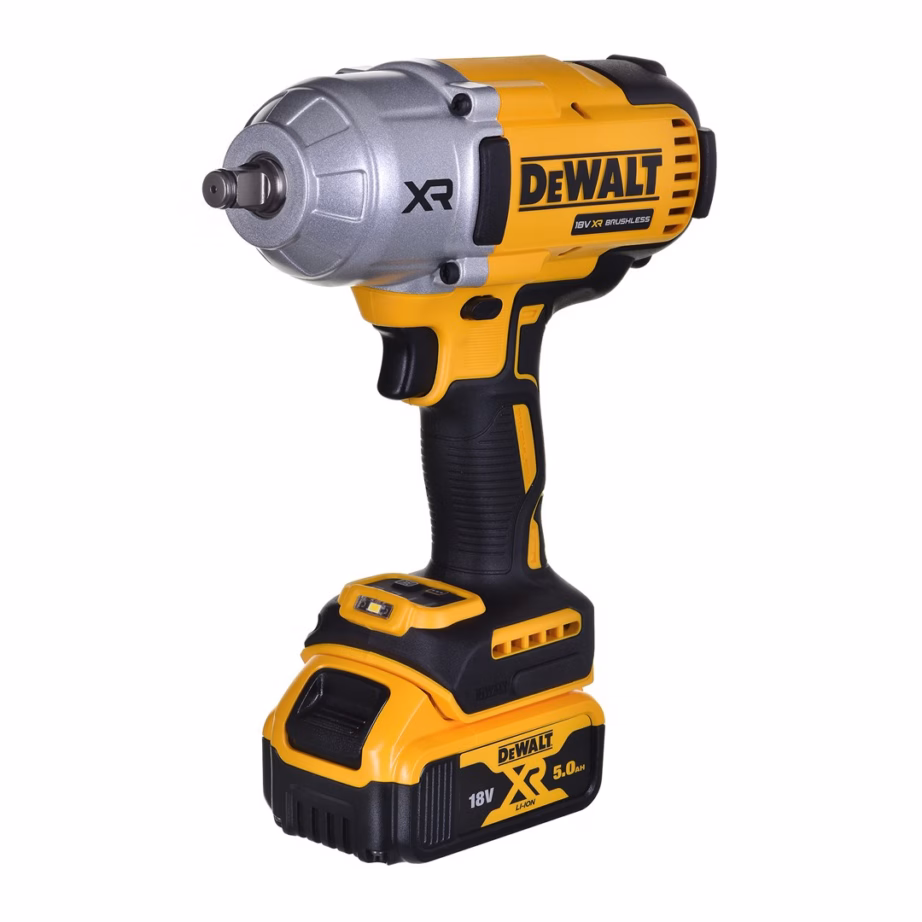Akulöökmutrikeeraja DeWalt DCF900P2T-QW, 1/2″, 18 V, 2×5,0 Ah, harjavaba mootor - 5