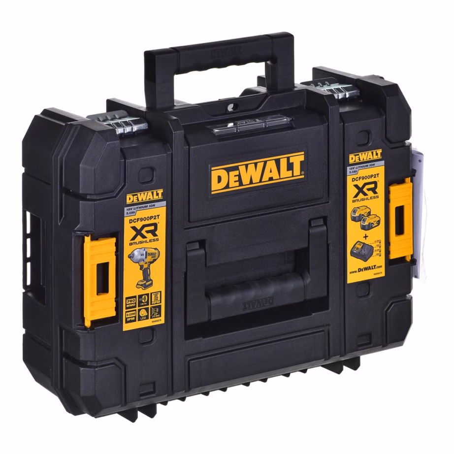 Akulöökmutrikeeraja DeWalt DCF900P2T-QW, 1/2″, 18 V, 2×5,0 Ah, harjavaba mootor - 14