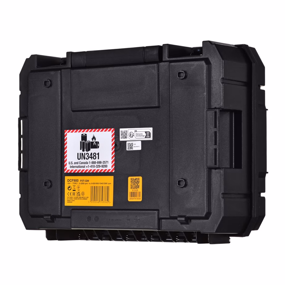Akulöökmutrikeeraja DeWalt DCF900P2T-QW, 1/2″, 18 V, 2×5,0 Ah, harjavaba mootor - 16