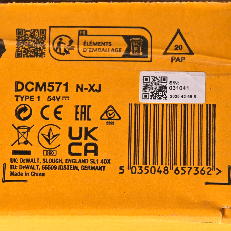 Akuga võsalõikur DeWalt DCM571N-XJ, 54 V, 38 cm (ilma aku ja laadijata) - 9