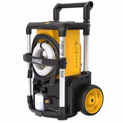 Akusurvepesur DeWalt DCMPW1600N-XJ, max 110 bar, 0,6 l pesuainemahuti, kollane