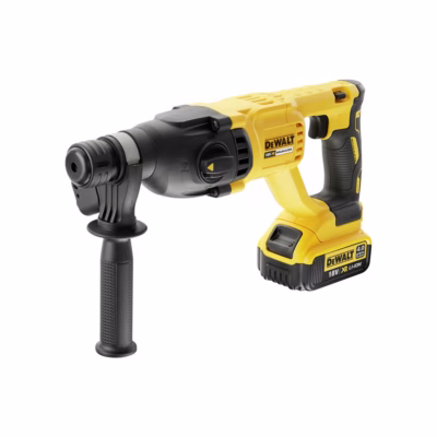 Puurvasar DeWalt DCH133M1-QW, SDS Plus, 2,6 J, 5680 p/min, 1×4 Ah aku ja kohver