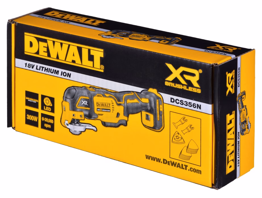 Akutoitel ostsilleeriv multitööriist DeWalt DCS356NT-XJ, 18 V, 20 000 OPM - 13