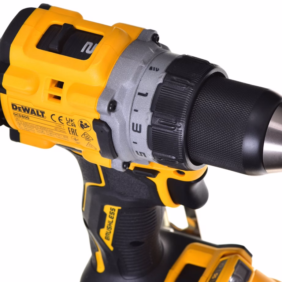 Akutrell-kruvikeeraja DeWalt DCD800P2T-QW, 18 V, 2×5 Ah, harjadeta mootor, TSTAK - 5