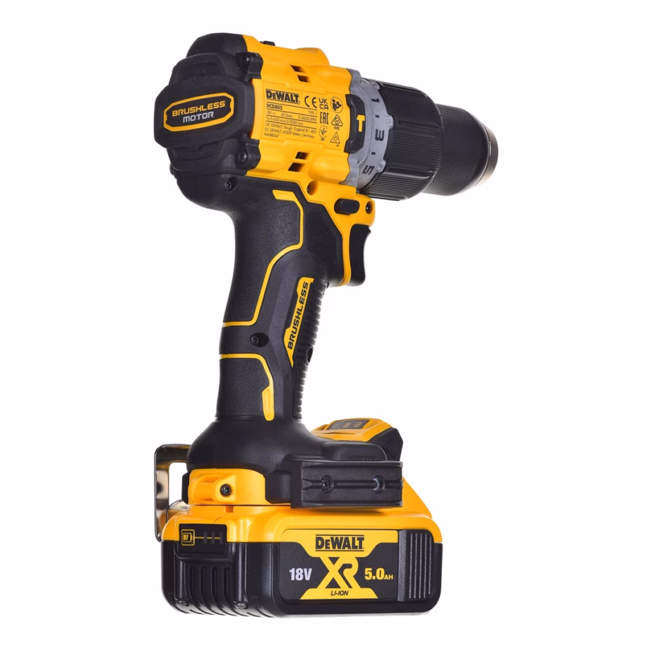Akutrell-kruvikeeraja DeWalt DCD805P2T, 18 V, 2 × 5 Ah, löögifunktsioon, TSTAK - 4