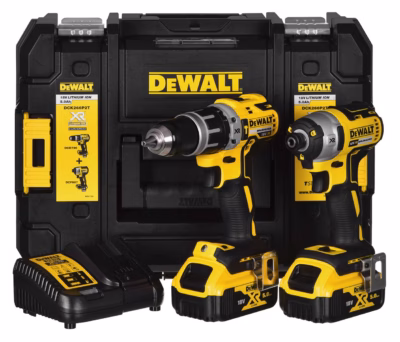 Akutööriistakomplekt DeWalt DCK266P2T (DCD796 + DCF887), 18 V, 2 × 5 Ah, TSTAK II