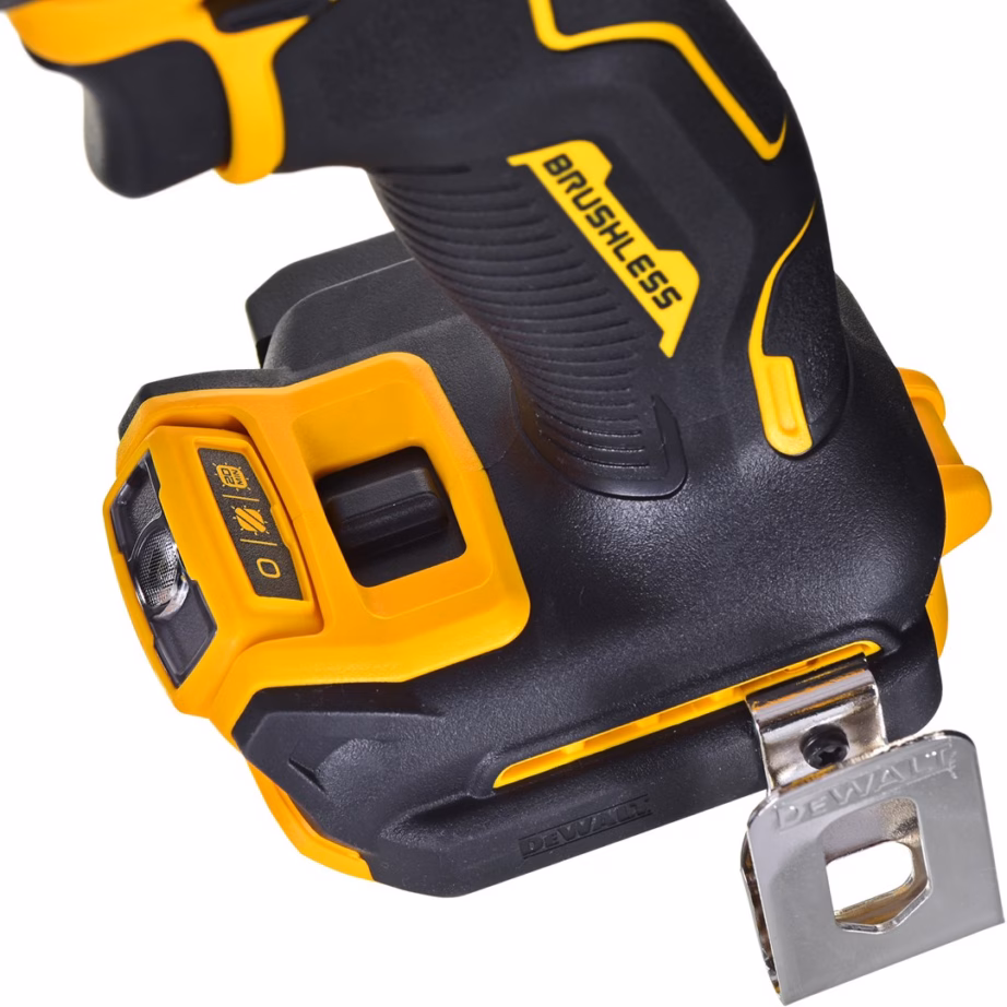 Akutrell-kruvikeeraja DeWalt DCD805NT, 18 V, harjavaba, löökfunktsioon, 90 N·m - 5
