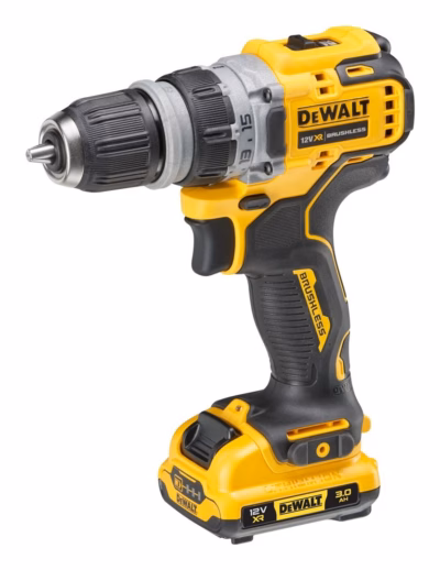 Akutrell-kruvikeeraja DeWalt DCD703L2T, 12 V, 2 × 3 Ah, 4-otsikuga
