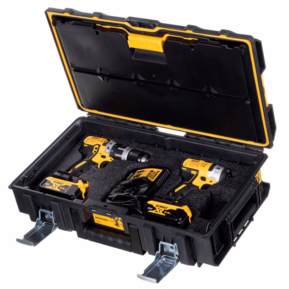 Akutööriistakomplekt DeWalt DCK422P3, 18 V, 3 × 5 Ah, laadija ja kohver - 23