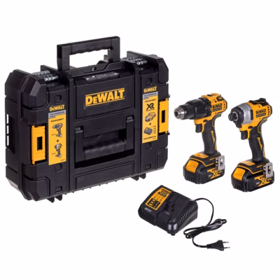 Akutööriistakomplekt DeWalt DCK2062M2T (DCD709 + DCF809), 18 V, 2 × 4 Ah, TSTAK II