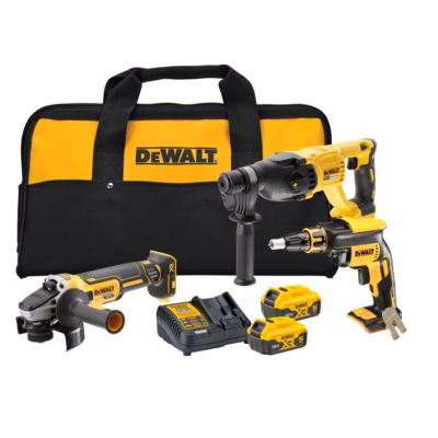 Akutööriistakomplekt DeWalt XR DCK304P2, 18 V, 2 × 5 Ah, kotiga