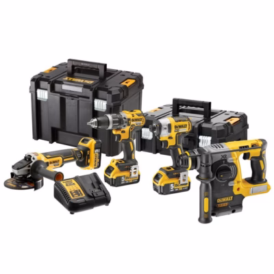 Akutööriistakomplekt DeWalt DCK422P3T, 18 V, 3 × 5 Ah, 4 tööriista, kohvrid