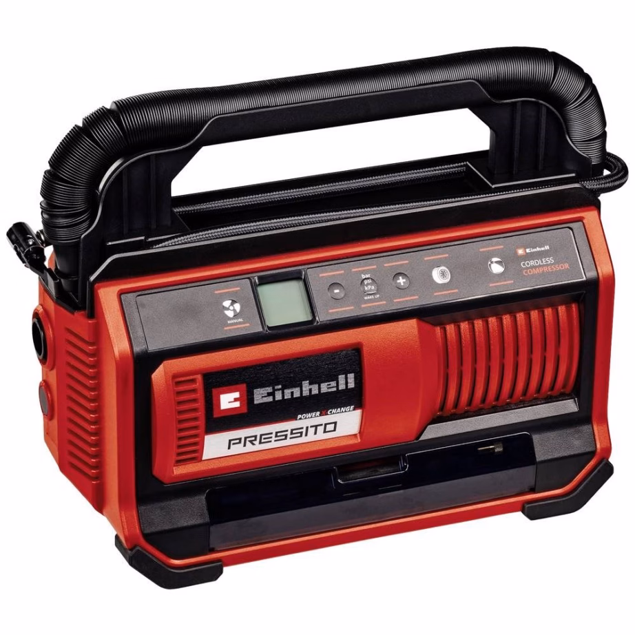 Akukompressor EINHELL PRESSITO 18/25 4020420, 18 V, max 11 bar, LCD, 25 l/min - 2