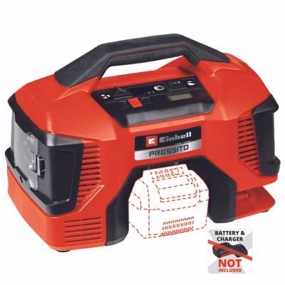 Akukompressor EINHELL PRESSITO 18/21 Solo 4020467, 18 V, max 10,5 bar, 21 l/min