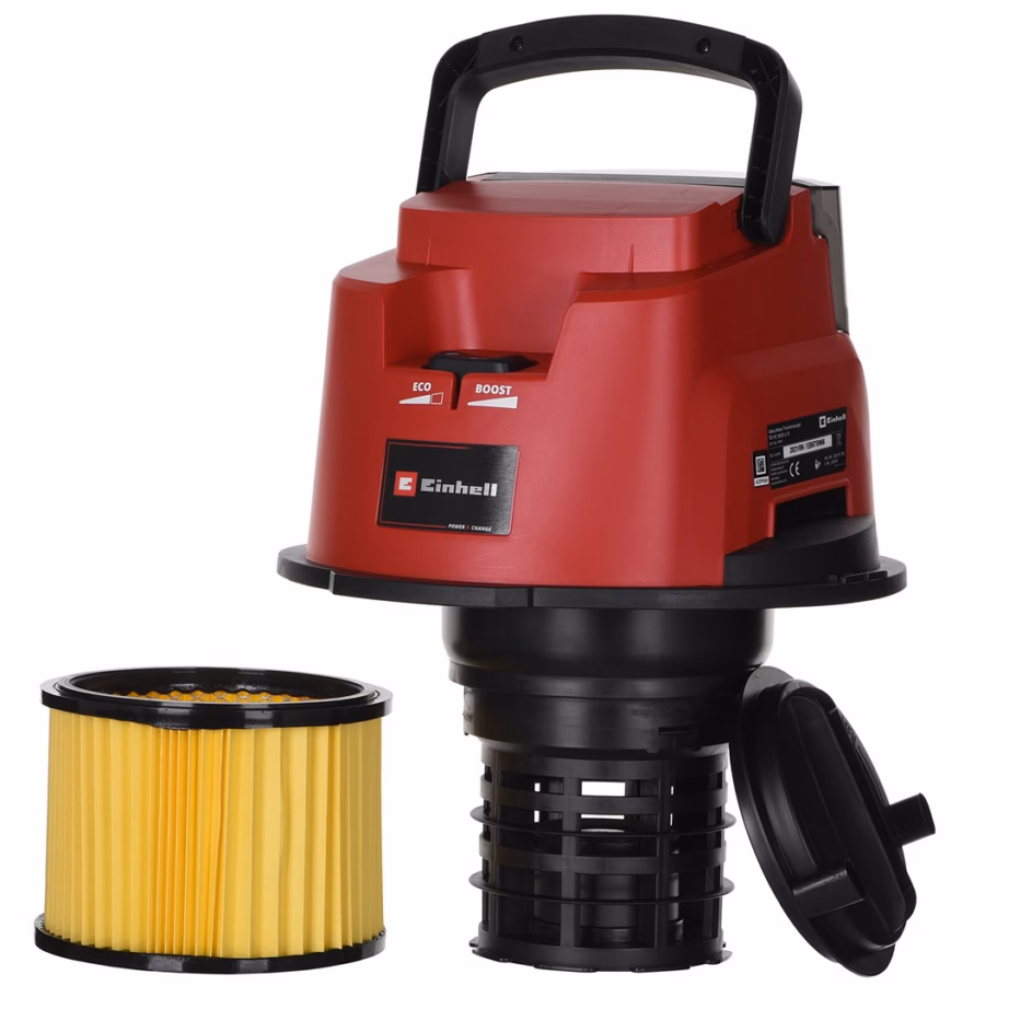 Akuga märg- ja kuivtolmuimeja EINHELL TE-VC 36/25 Li S-Solo, 25 l, 2 × 18 V - 12