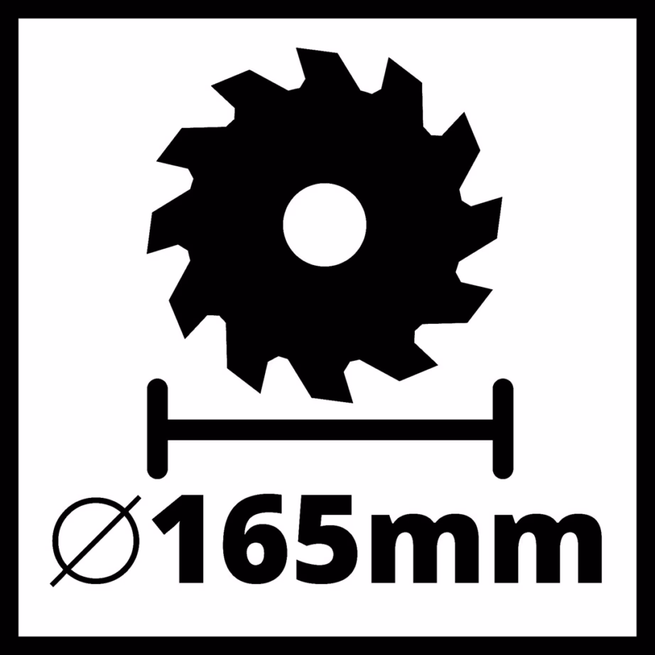 Akuketassaag EINHELL TP CS 18/165 Li BL SOLO 4331225, 165 mm, 5000 p/min - 4