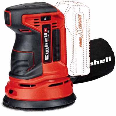 Akueksentriklihvija EINHELL TE-RS 18 Li-Solo, 18 V, 125 mm, 6 kiirust