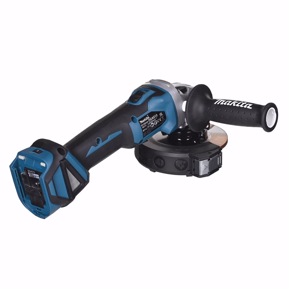 Akuga nurklihvija MAKITA DGA513Z, 18 V, 125 mm, 3000–8500 p/min, harjavaba - 3
