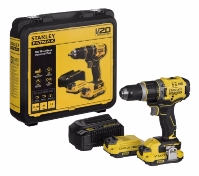 Akutrell-kruvikeeraja STANLEY SFMCD721D2K, 18 V, 2 × 2 Ah aku, kohver