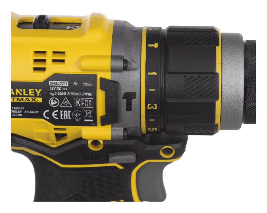 Akutrell-kruvikeeraja STANLEY SFMCD721D2K, 18 V, 2 × 2 Ah aku, kohver - 6