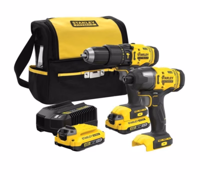 Akutööriistakomplekt STANLEY FATMAX V20 SFMCK465D2S, 18 V, 2×2,0 Ah
