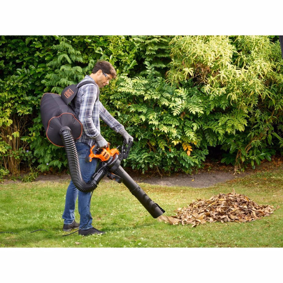Seljakoti-tüüpi lehepuhur-imur Black+Decker BEBLV301-QS, 3000 W, 72 l kott - 4