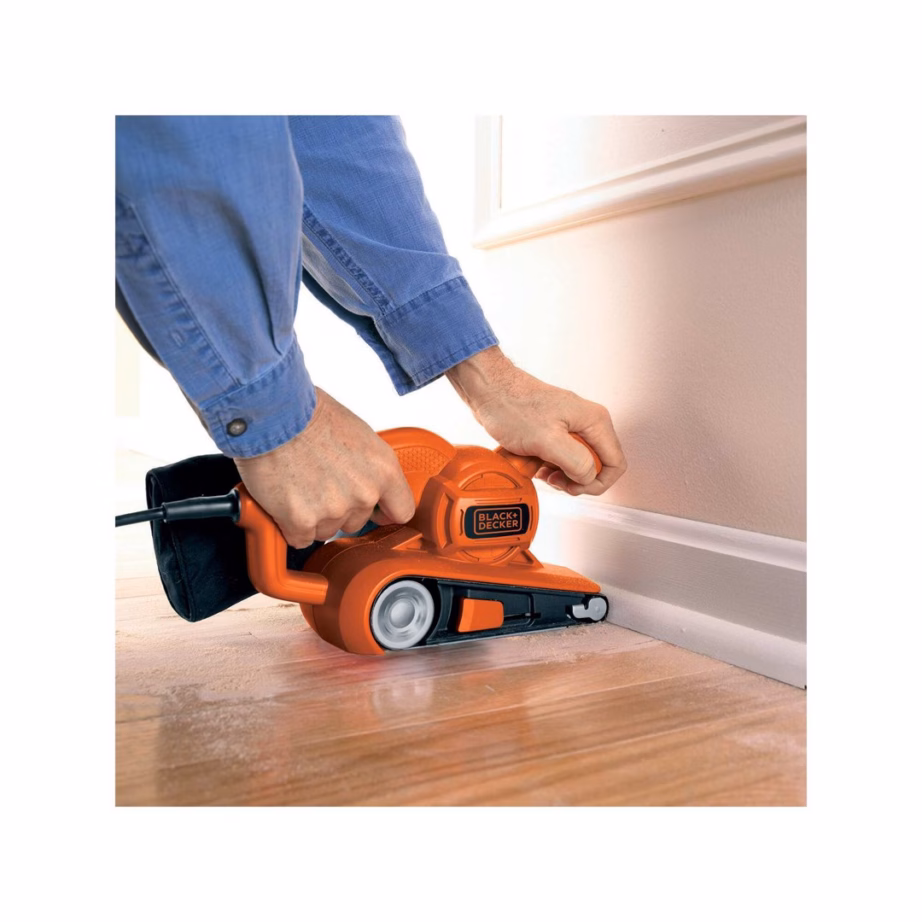 Lintlihvija Black+Decker KA86-QS, 720 W, 75 × 457 mm lihvlint, tolmukott - 2