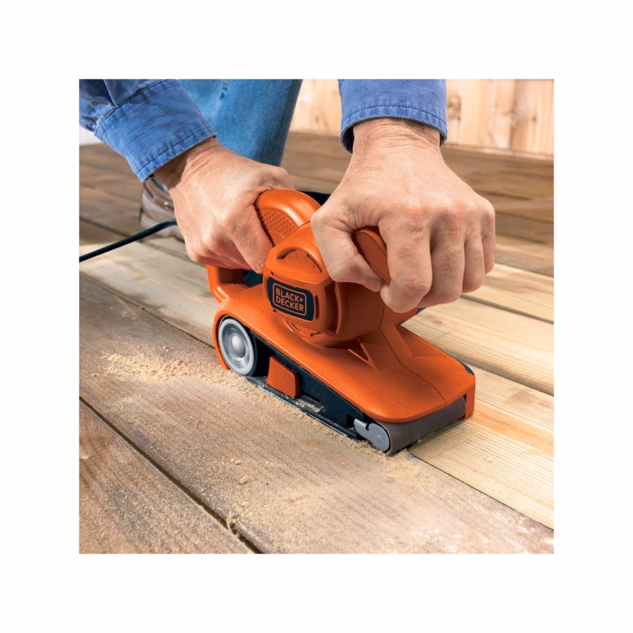 Lintlihvija Black+Decker KA86-QS, 720 W, 75 × 457 mm lihvlint, tolmukott - 4