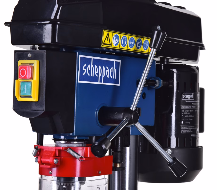 Lauapuurpink Scheppach DP16VLS, 500 W, kuni 16 mm, 435 × 220 × 600 mm - 16