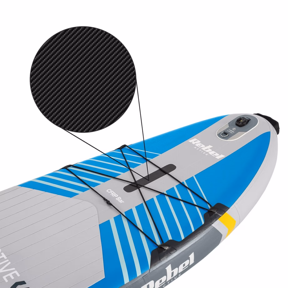 Täispuhutav SUP-laud Rebel Active SUP Board Pro RBA-4518-BL, 335 × 84 × 15 cm - 5