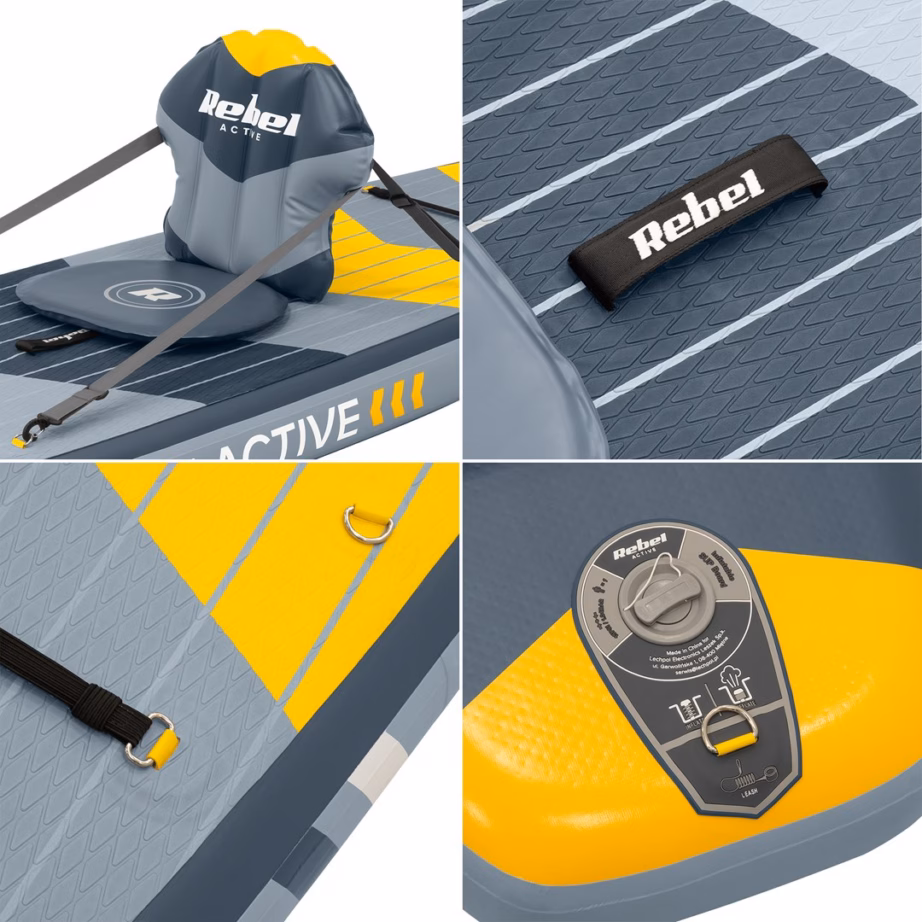 Täispuhutav SUP-laud Rebel Active Pro Touring Set RBA-4512, 381 cm, max 204,1 kg - 9