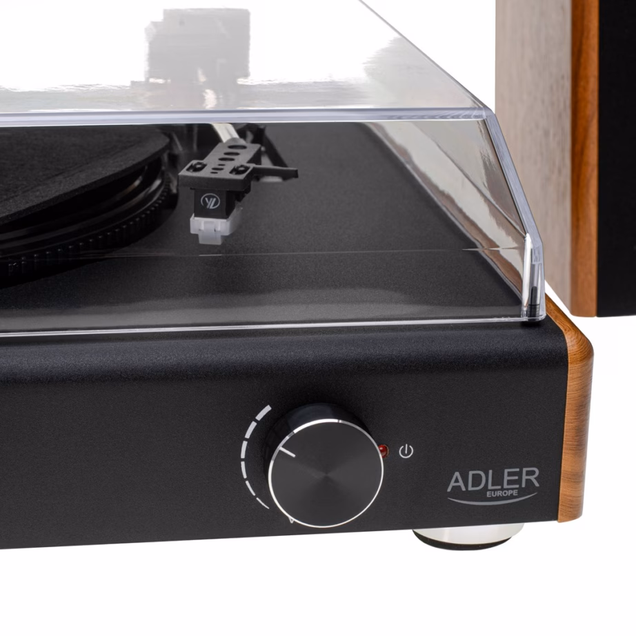 Plaadimängija Adler AD 1915, rihmülekanne, Bluetooth 5.4, USB ja RCA - 7