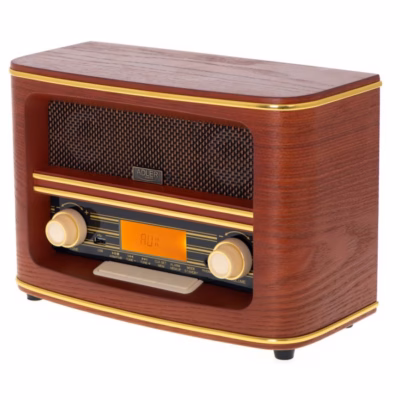 Kaasaskantav retroraadio Adler AD 1187, FM, Bluetooth 5.0, USB ja AUX