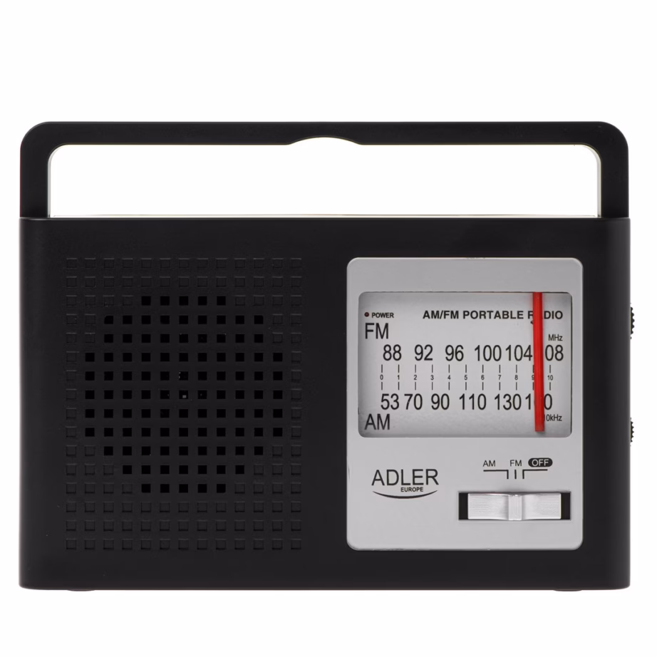 Kaasaskantav raadio Adler AD 1909, AM/FM, teleskoopantenn, must - 3