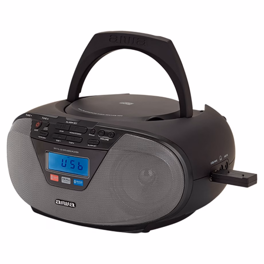Kaasaskantav stereosüsteem aiwa BBTU-400BK, 6 W, FM-raadio, CD-mängija, USB, MP3 - 3