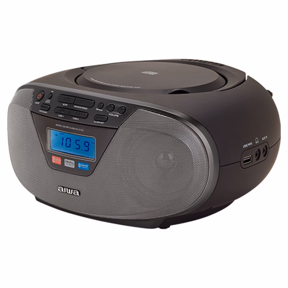 Kaasaskantav stereosüsteem aiwa BBTU-400BK, 6 W, FM-raadio, CD-mängija, USB, MP3 - 4
