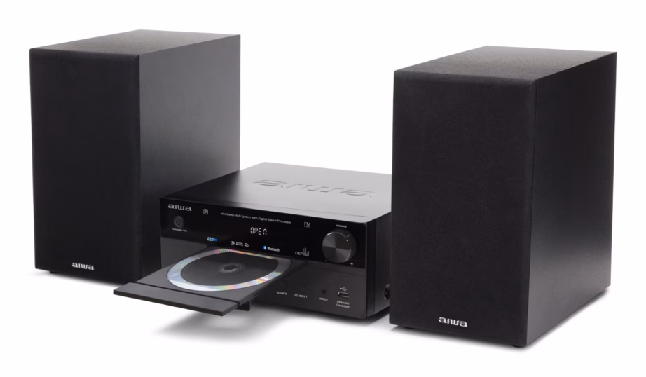 Mini-hifi süsteem aiwa MSBTU-550, 50 W, Bluetooth 5.0, CD-mängija, must - 2