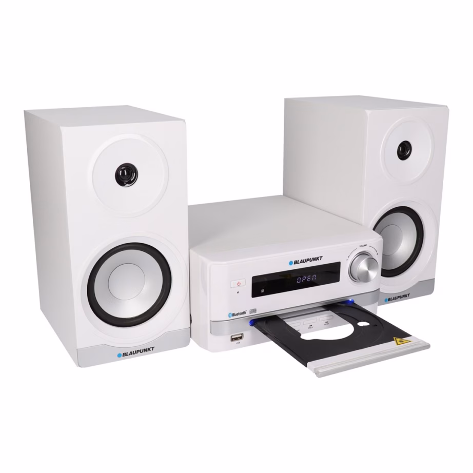 Minihifi süsteem Blaupunkt MS16BT Edition, Bluetoothi ja CD-mängijaga, valge - 3