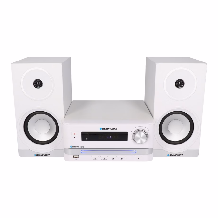 Minihifi süsteem Blaupunkt MS16BT Edition, Bluetoothi ja CD-mängijaga, valge - 5