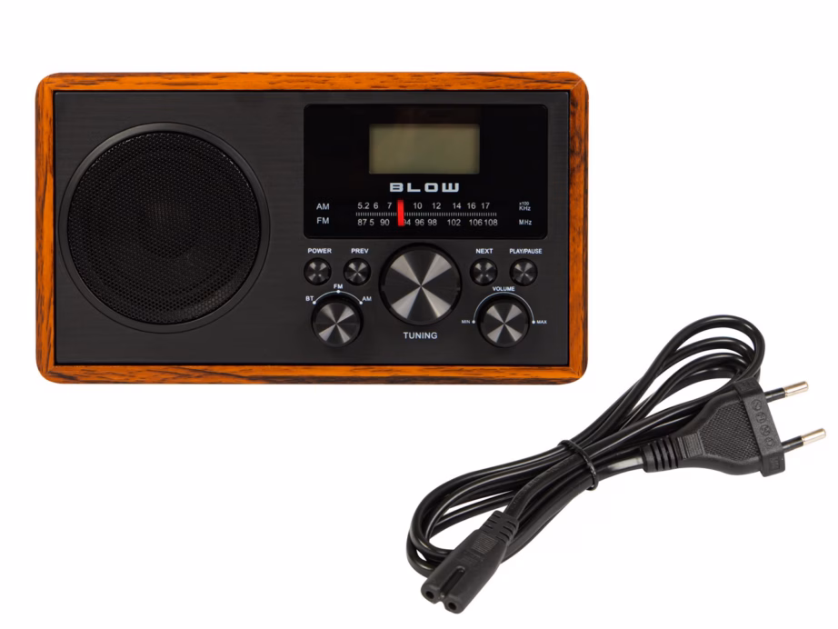 Kaasaskantav AM/FM-raadio BLOW RA9 V.2, Bluetooth, TFT-ekraan, 2 W - 3