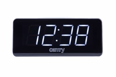 Digitaalne äratuskellraadio CAMRY CR 1156, LED-ekraan 1,8", 2 äratust, must/hall