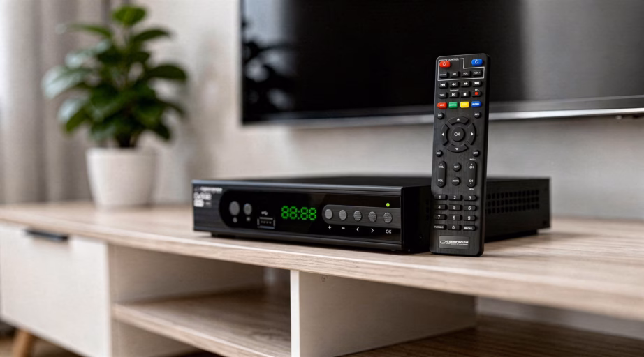 DVB-T2 TV-tuuner Esperanza EV106P, H.265/HEVC, HDMI 1.3 ja SCART, must - 12