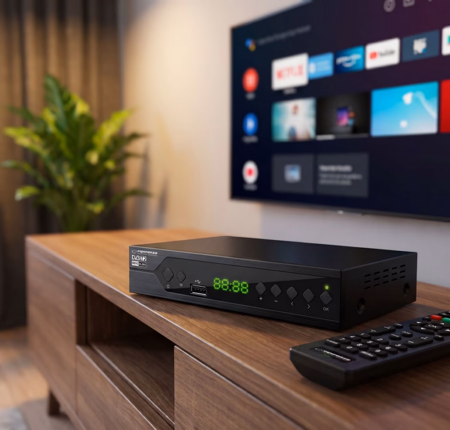 Digiboks Esperanza EV107R, kaabelsignaal, HDMI/USB/SCART, Dolby Digital Plus - 6