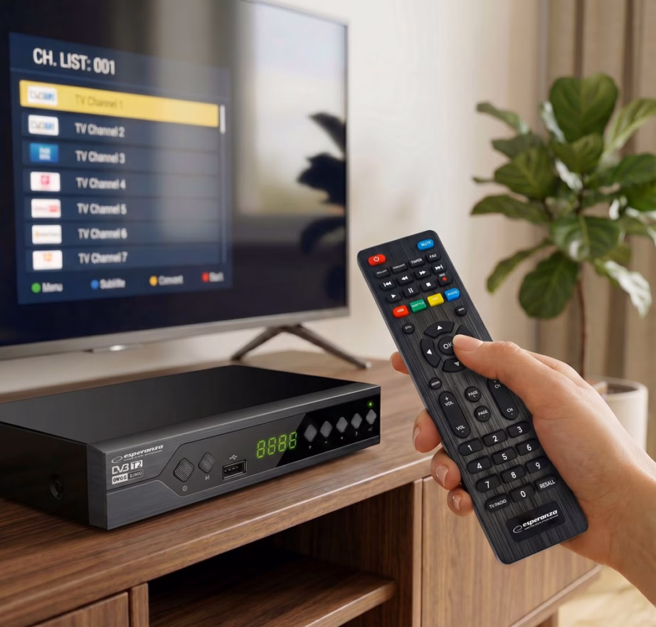 Digiboks Esperanza EV107R, kaabelsignaal, HDMI/USB/SCART, Dolby Digital Plus - 8