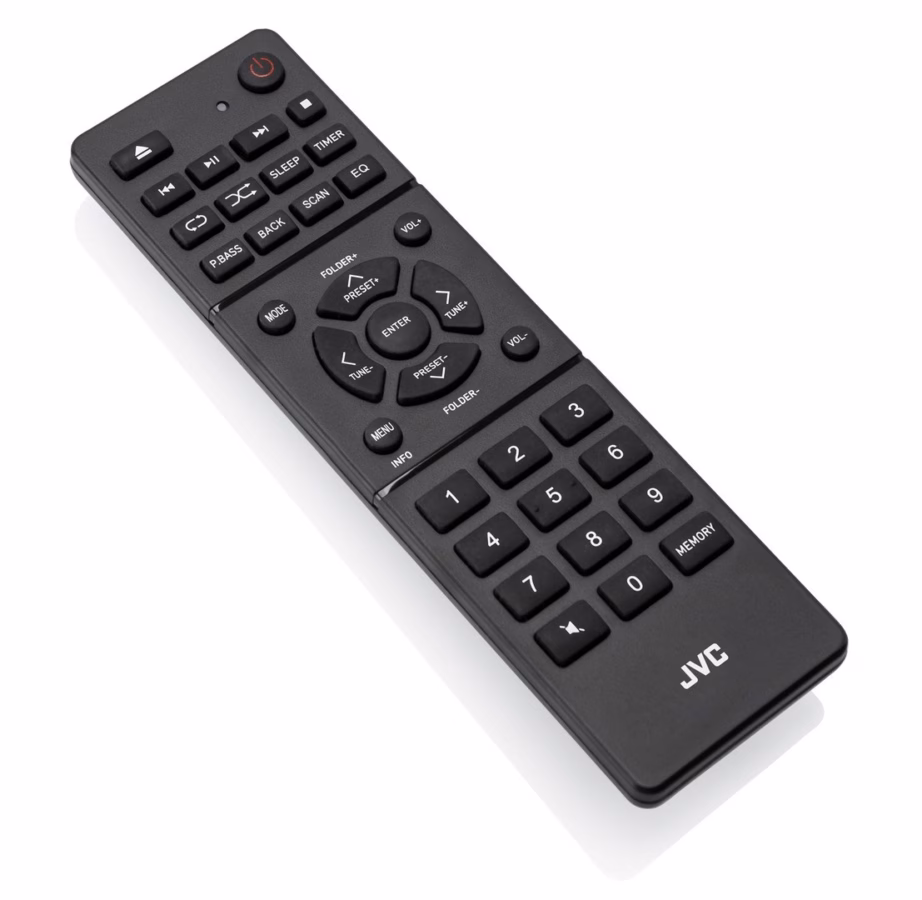 Tornraadio JVC RD-E874B, Bluetooth, CD ja DAB+/FM, 20 W, must-hõbedane - 3