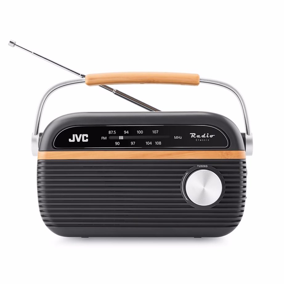 Kaasaskantav raadio JVC RA-E215G, FM, 2 W, patarei- ja võrgutoide, hall - 3