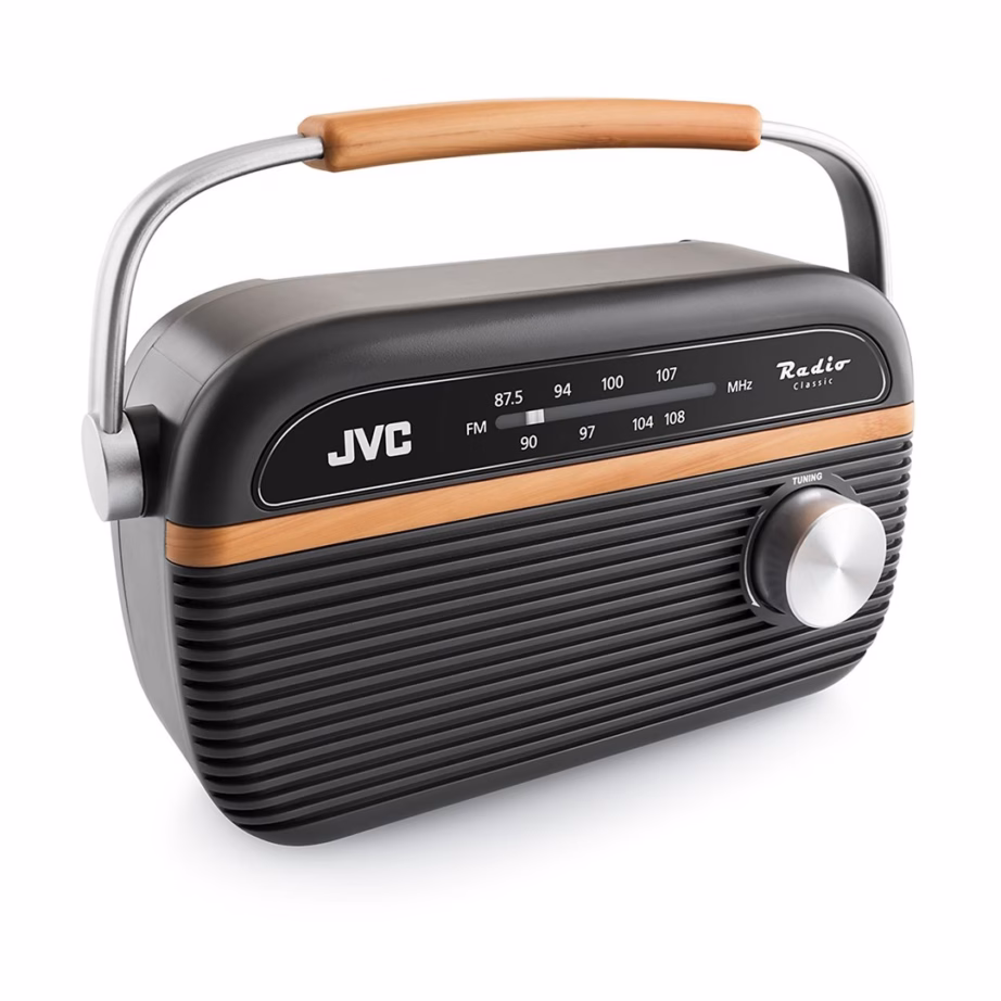 Kaasaskantav raadio JVC RA-E215G, FM, 2 W, patarei- ja võrgutoide, hall - 5