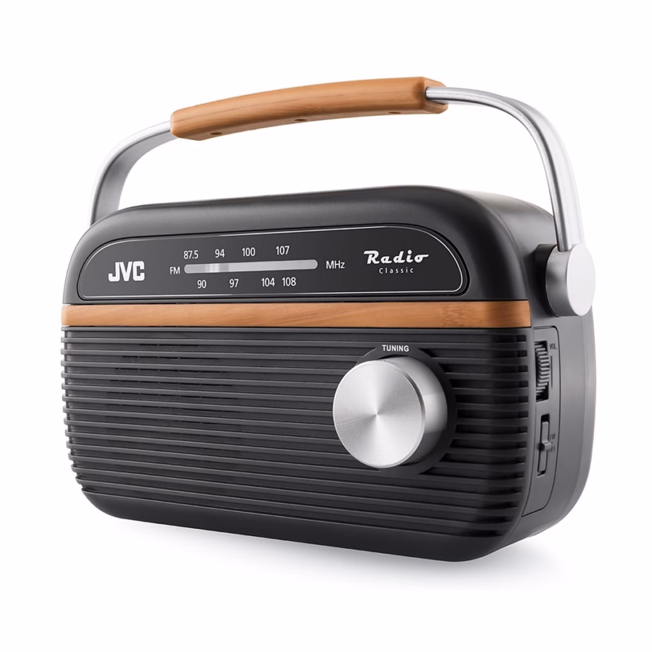 Kaasaskantav raadio JVC RA-E215G, FM, 2 W, patarei- ja võrgutoide, hall - 6