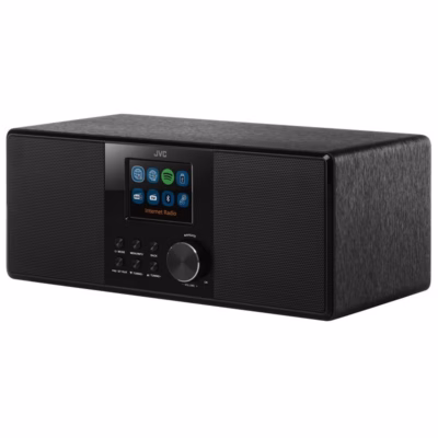 Internetiraadio JVC RA-E981B, Wi‑Fi, Bluetooth 4.2, 2 × 5 W, 2,8" LCD