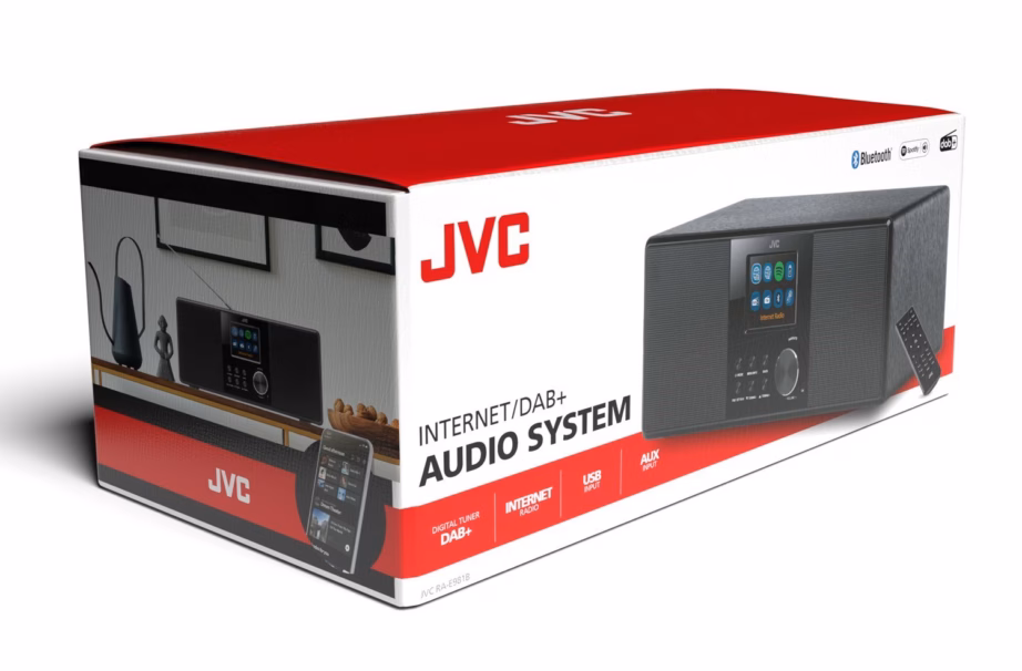 Internetiraadio JVC RA-E981B, Wi‑Fi, Bluetooth 4.2, 2 × 5 W, 2,8″ LCD - 2